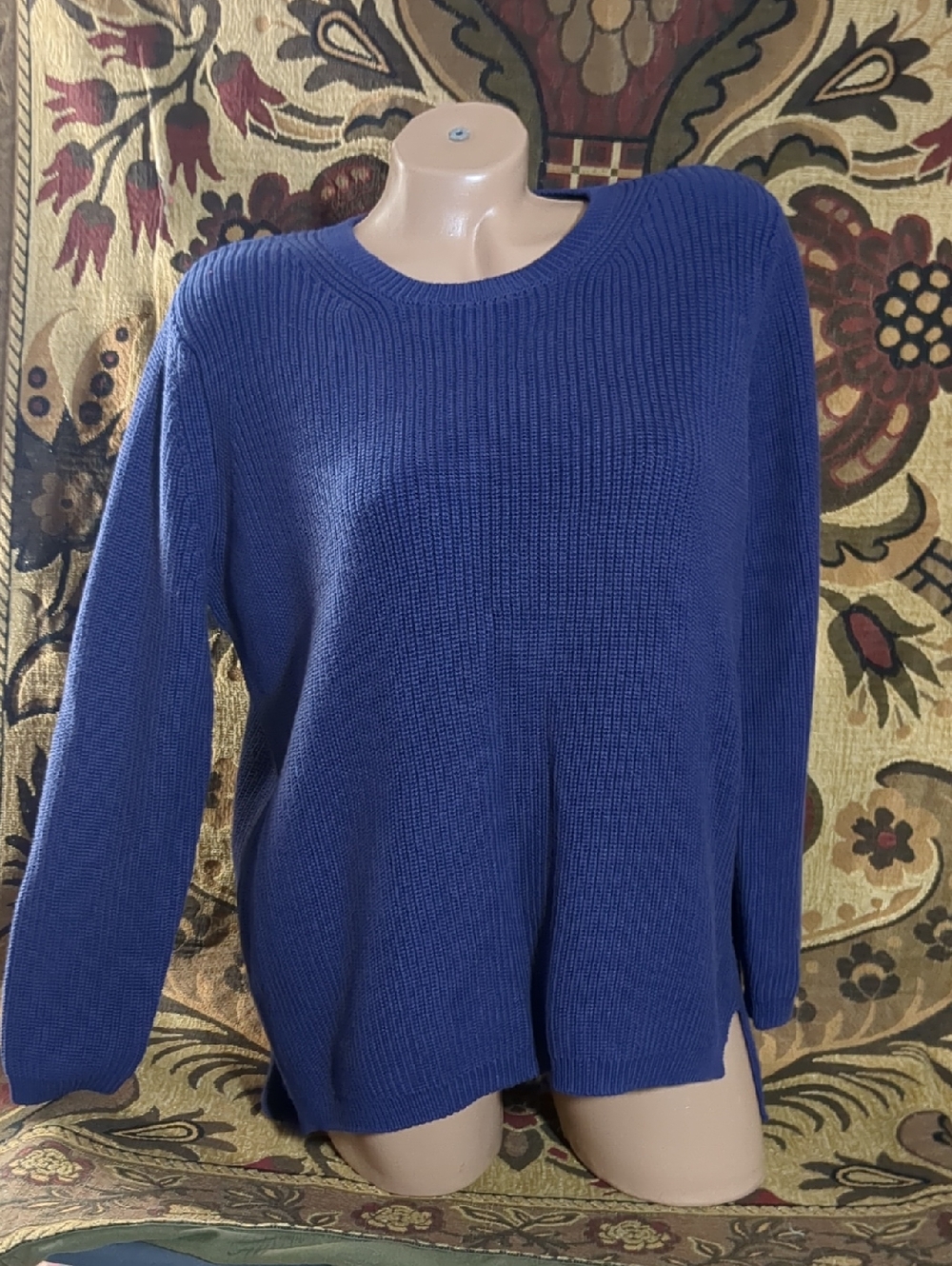 525 America Navy blue Crewneck Knit Sweater